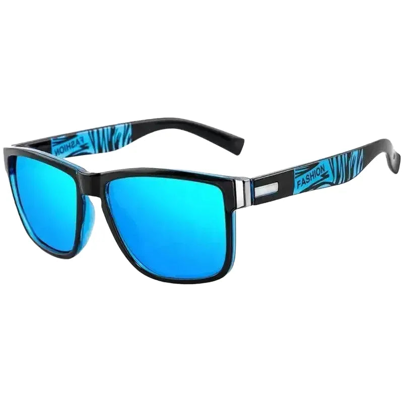Unisex Vintage Polarized Square Sunglasses UV400 Protection