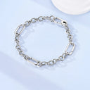 Bracelet Sterling Silver Basic Braided
