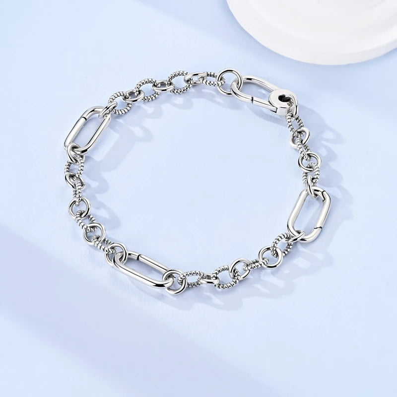 Bracelet Sterling Silver Basic Braided