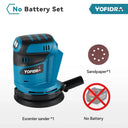 Yofidra 125mm Cordless Orbital Sander - 3 Speeds