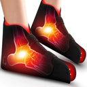 Red Light Therapy for Feet,Infrared Light Therapy Shoes Wraps Toes & Ankle,Led Near Infrared Light Boots,Adjustable Power & Time