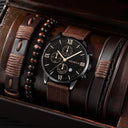 Sporty Nylon Watch Set: Stylish Set for Modern Men