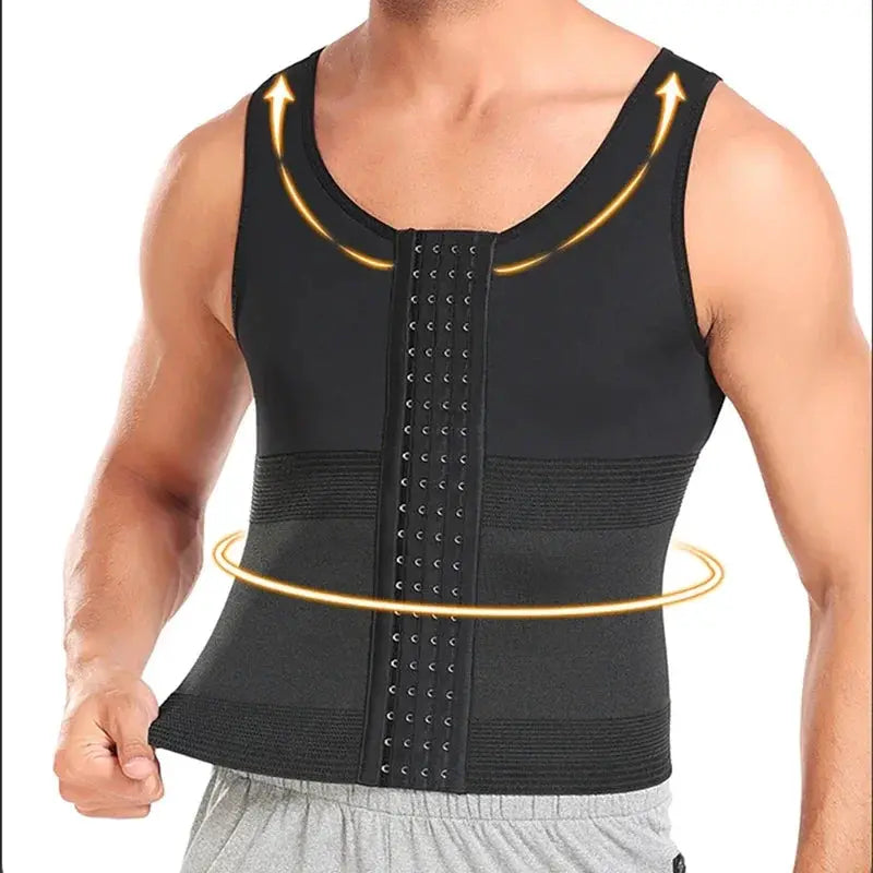 Be In Shape Men Slimming Body Shaper Waist Trainer Vest