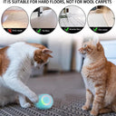 Electric Smart Cat Toy Interactive Rolling Kitten Ball Fun