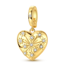 Golden Charm Beads Sterling Silver