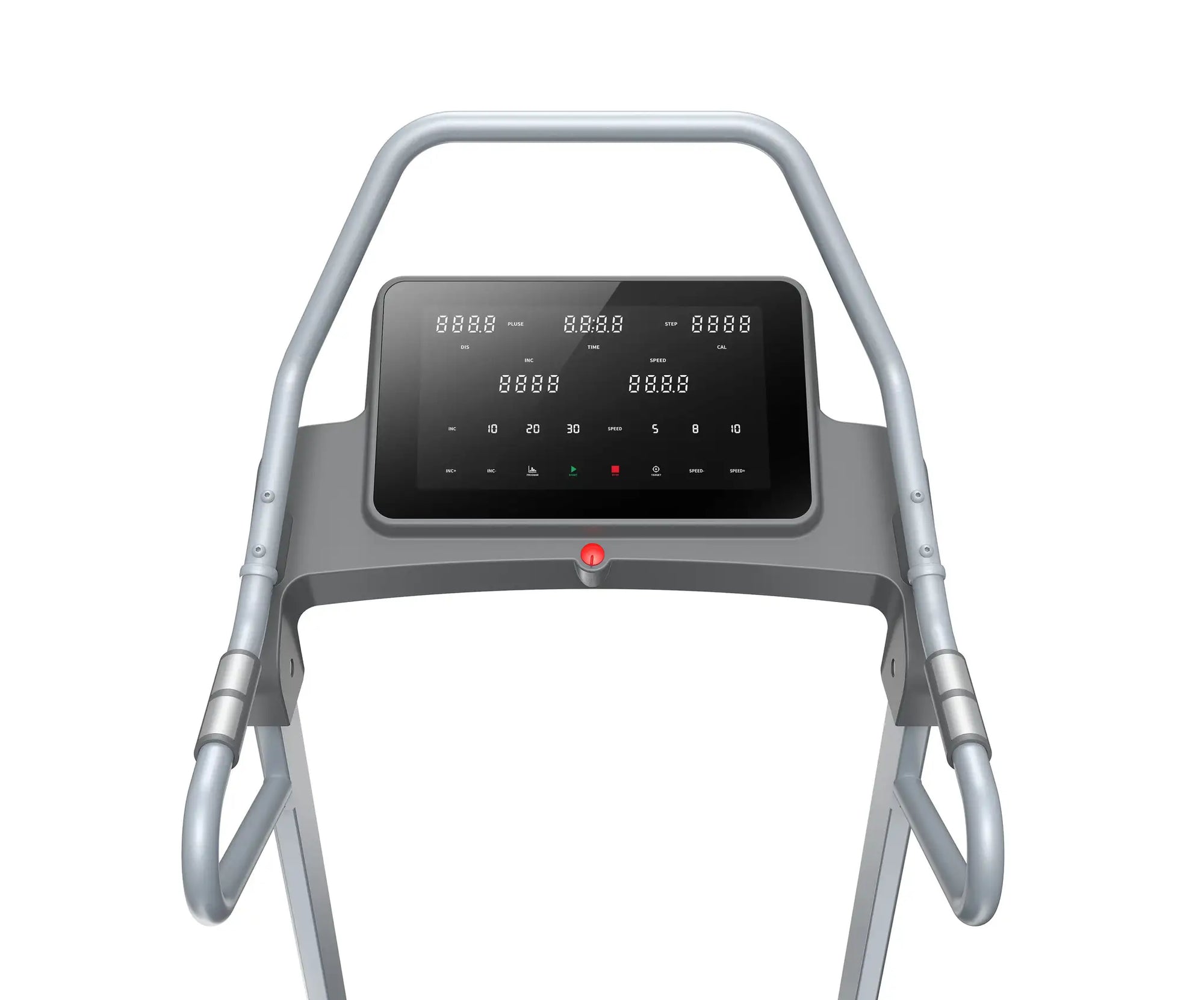 LED Screen Treadmill Auto Incline Range From -5% to 40% with Dual Handrail, HRC, Tablet Cup Holder Brushless Motor for Home Gym