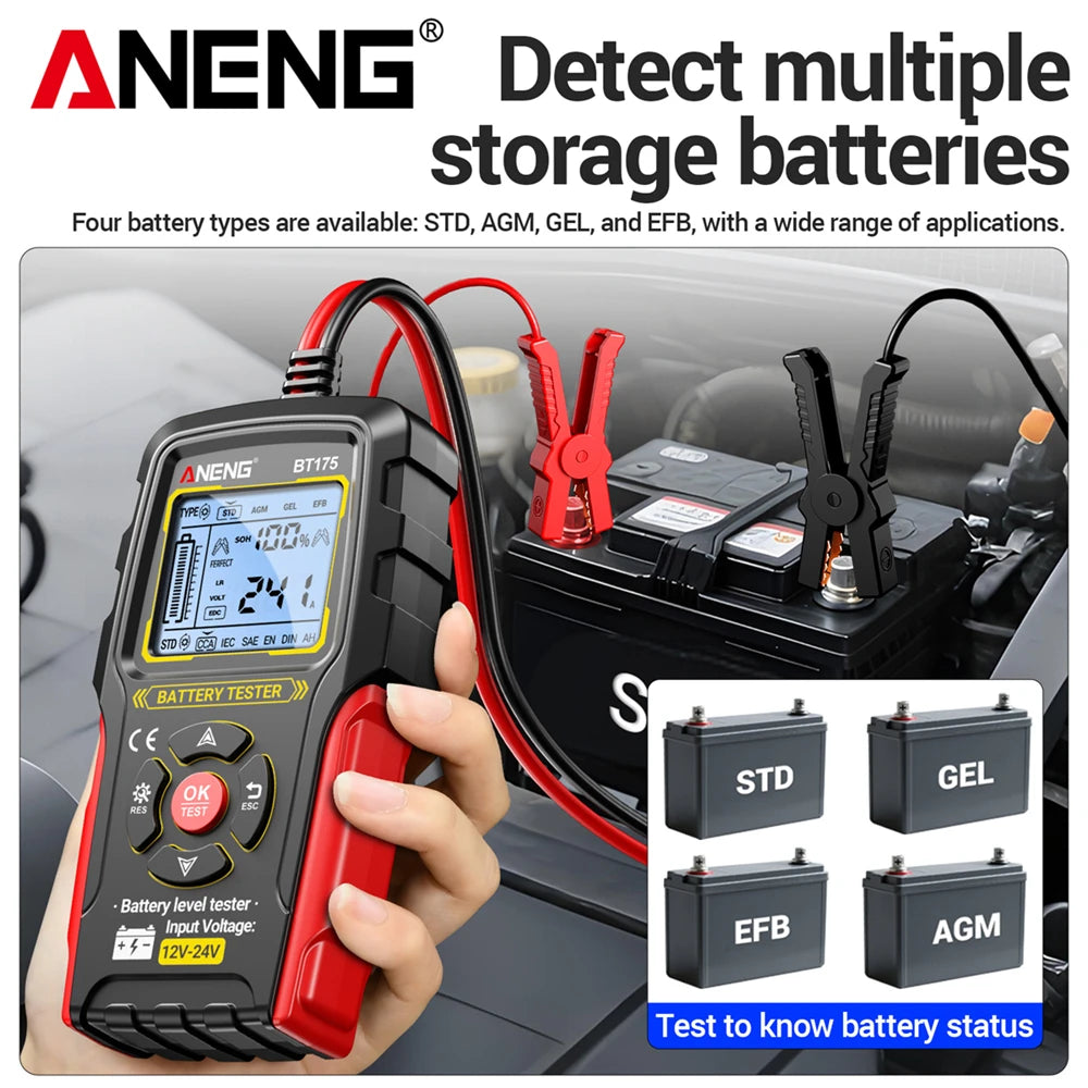 Car Battery Tester Digital Automotive