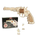 DIY Wooden Rubber Band Gun Puzzle Set