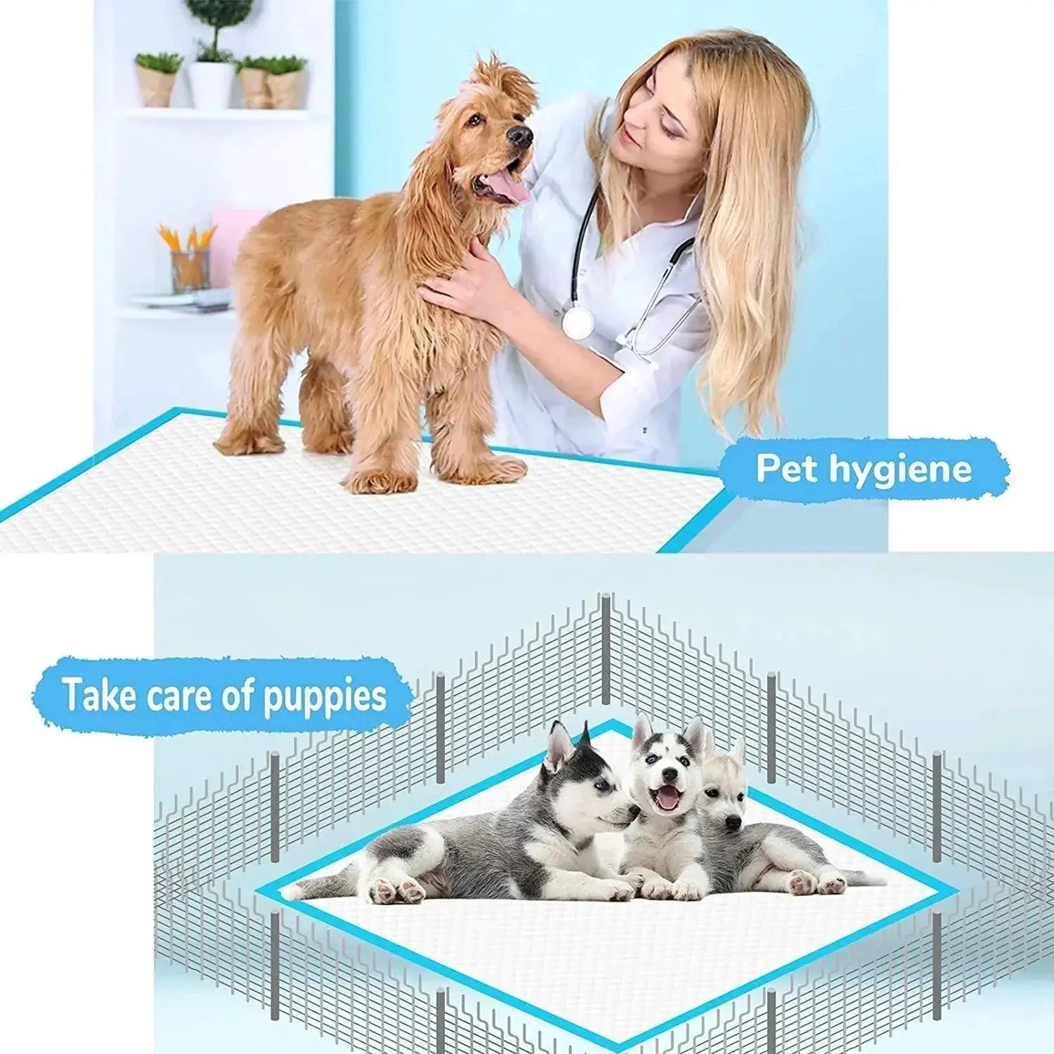Super Absorbent Pet Training Pads Quick Dry Disposable Mat