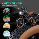 Dyu M20 Electric Fat Tire Bike