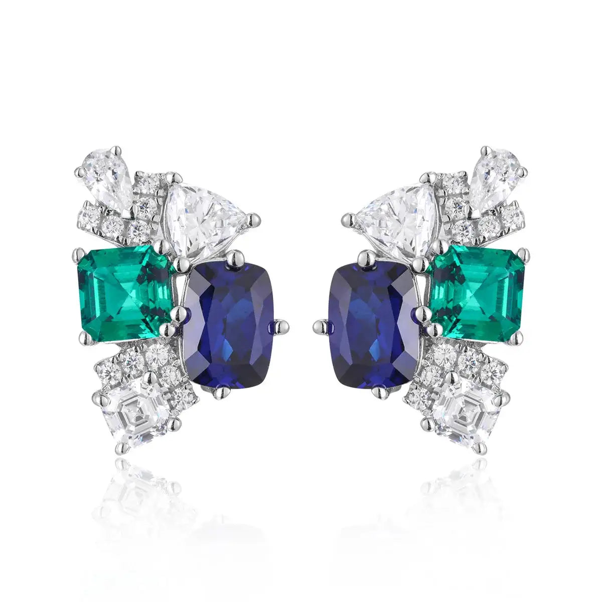 Gold Plated Zircon Stud Earrings — product image 6