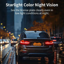 4K Dash Cam for Cars with 24/7 Parking