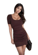 Elegant Pleated Dress For Women Summer