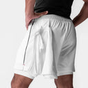 Men's 2-In-1 Camo Quick-Dry Running Shorts For Gym Training
