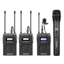 BOYA BY WM8 Pro Dual Channel UHF Wireless Lavalier Microphone System For Cameras