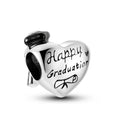 Charm Sterling Silver Happy Graduation