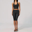 Yoga Capris Set Women Push Up Support 2pc