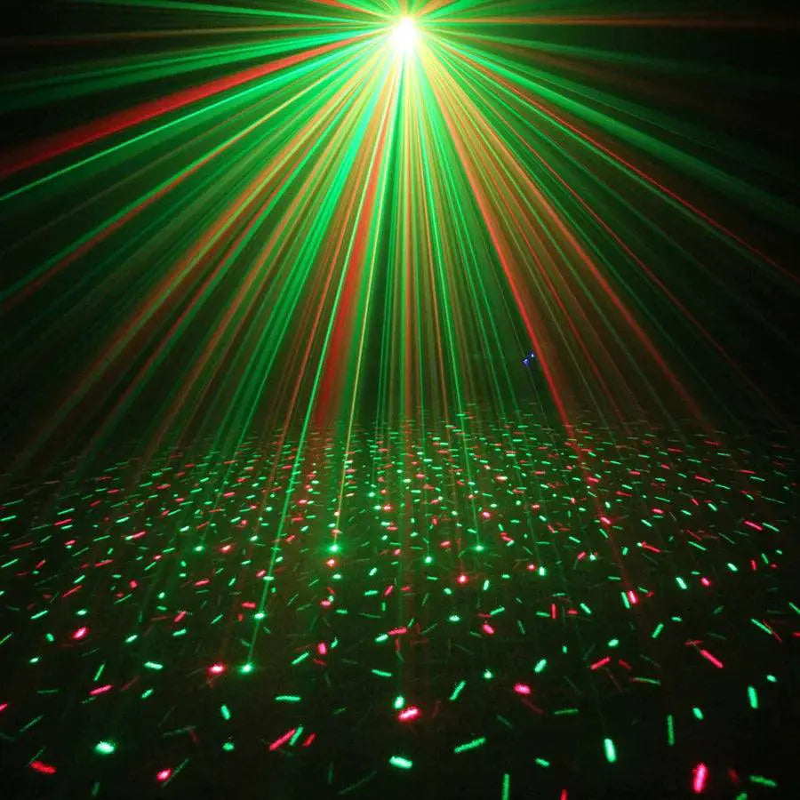 Compact 2in1 RG Laser Projector For DJ Parties Light
