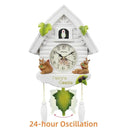 Cuckoo Clock Bird House Wall Decor Pendulum Alarm Watch Home