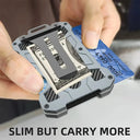 Slim Wallet with Money Clip for Men