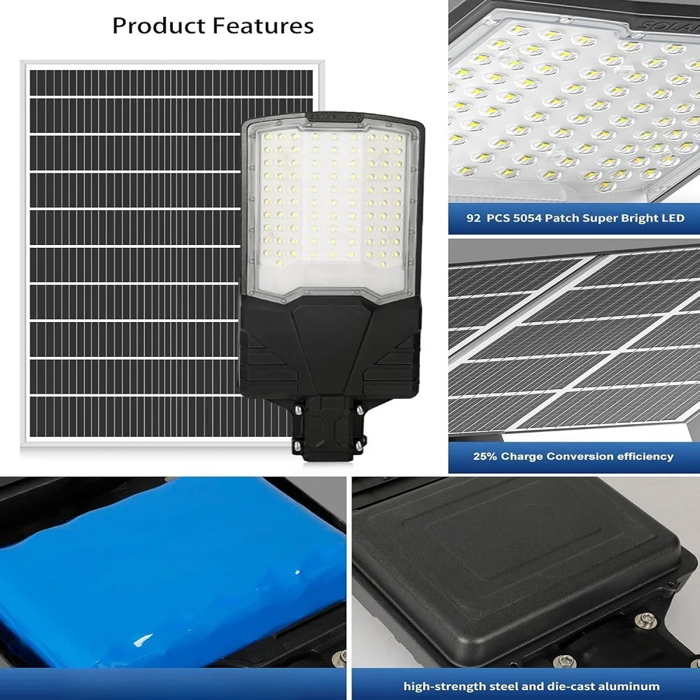 Bright Solar Outdoor Security Light — product view 5