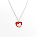 Hello Kitty Zircon Pendant Sparkling Elegance Jewelry