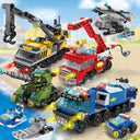 City Vehicles Building Blocks Set for Creative Kids Fun