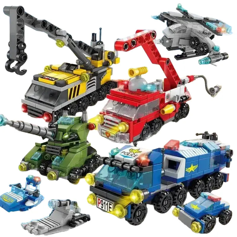 City Vehicles Blocks for Creative Play — 8612-1