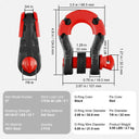 Off Road Recovery D Ring Shackles