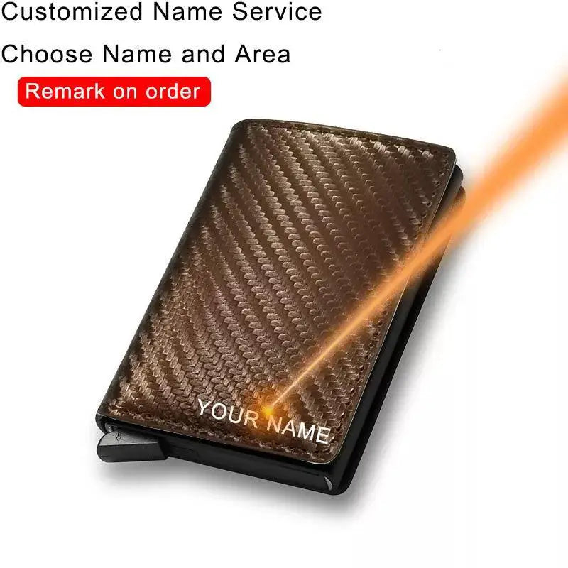 RFID Protection Wallet for Professionals — Red(Name Service)