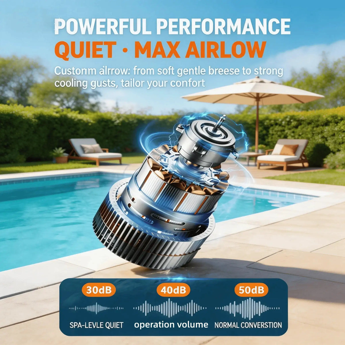 Portable Cooling Fan With Flashlight — product image 7