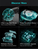 ABIR X8pro Robotic Vacuum Cleaner 4000Pa Suction Power