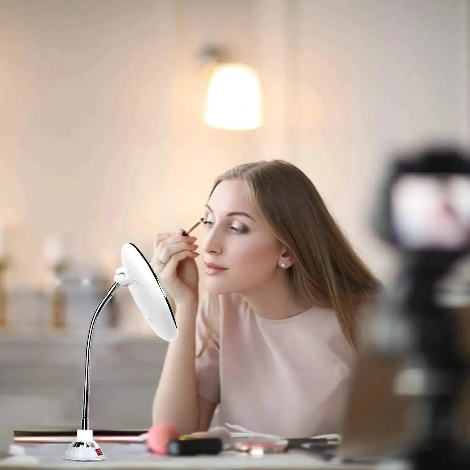 Flexible LED Vanity Mirror For Precise Makeup Application