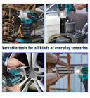 Cordless Electric Impact Wrench Brushless Electric Wrench Power Tool For Makita 21V Battery