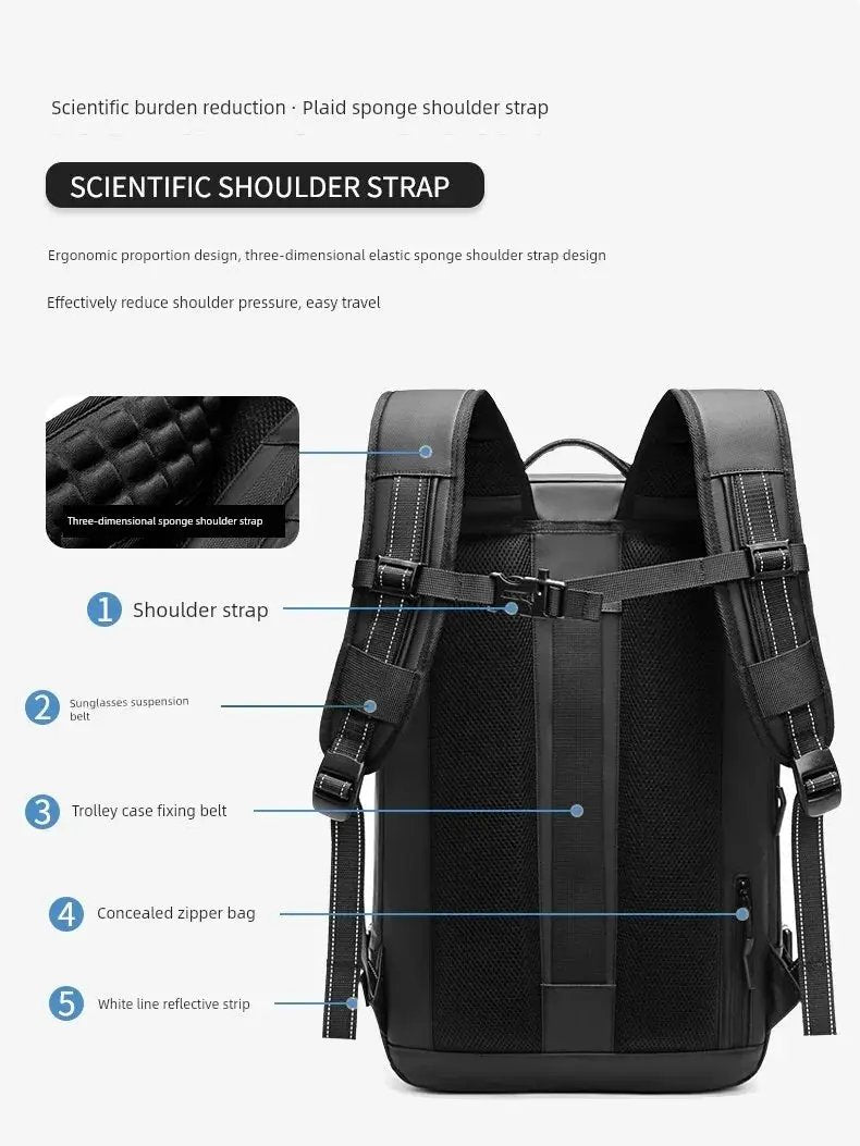 Backpack Compression Business Trip 17 Inch Mens Backpack