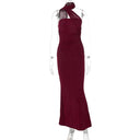 Elegant Evening Gown for Halter Neck