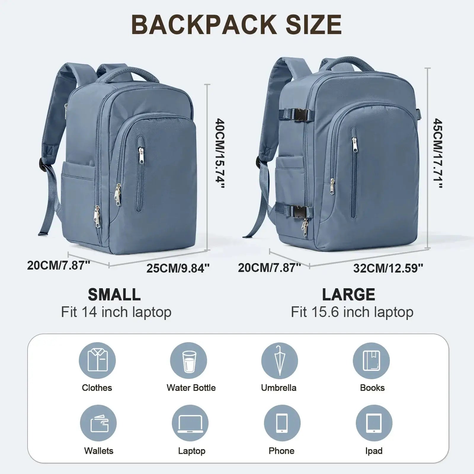 Laptop Bag Travel Backpack For Women Large Capacity Ryanair - OurLum.com
