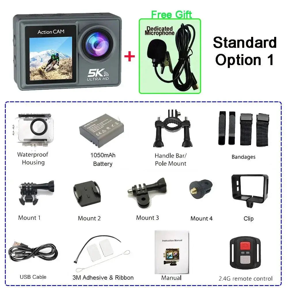Stable Footage Action Camera - Surfing – Standard Option 2 / Without Touch Screen product view 14