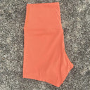 Plus Size High Waist Yoga Shorts - Stretchy