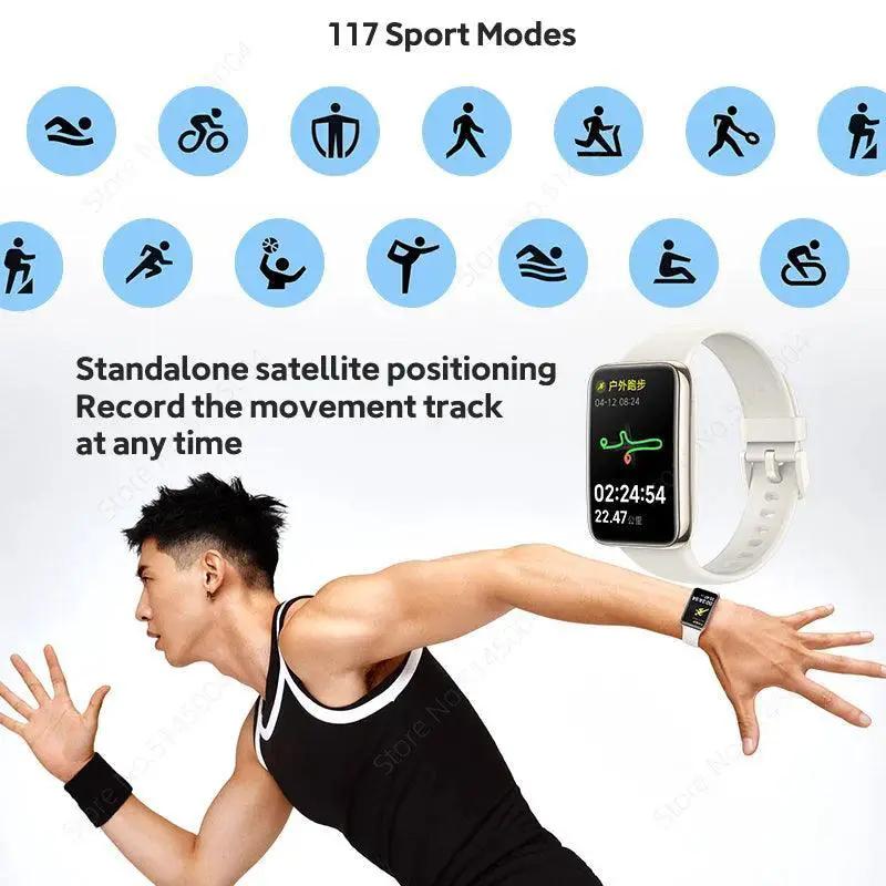Mi Band Pro GPS Fitness Tracker With AMOLED Display