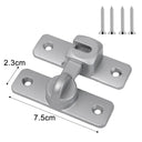 Cabinet Locks - Durable Aluminum Hook Latch Bolt