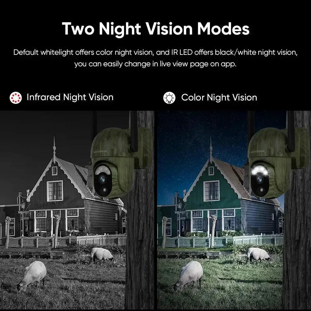LS VISION Solar Wildlife Surveillance Camera Outdoor