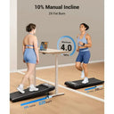 Compact 10 Percent Incline Under Desk Treadmill With Remote