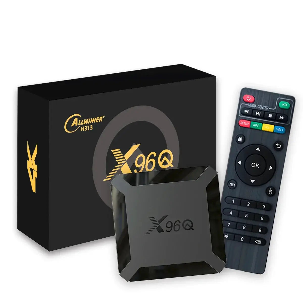 Android 10 X96Q TV Box Allwinner H313 4K Smart Media Player