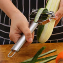 Effortless Stainless Steel Peeler Double Blade Kitchen Tool