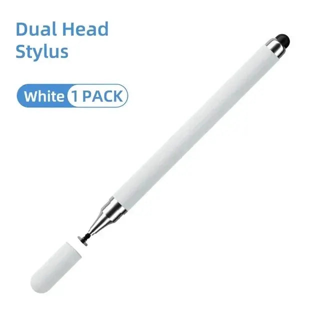 Dual Head Capacitive Stylus Pen With Disc Silicone Tip