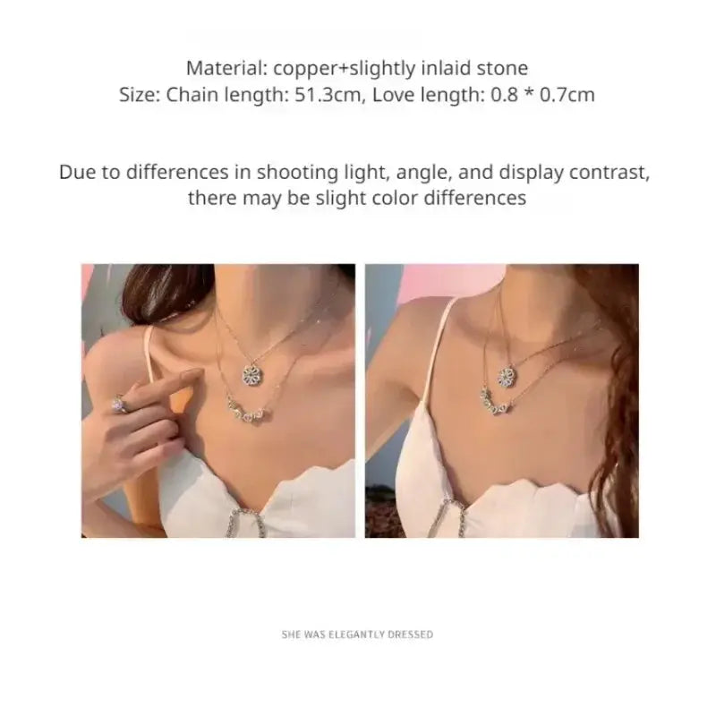 Small And Versatile Light Luxury No Fading Clover Necklace