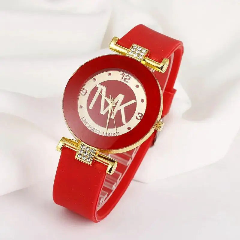 TVK Black Luxury Fashion Watch Elegant Timepiece for Women