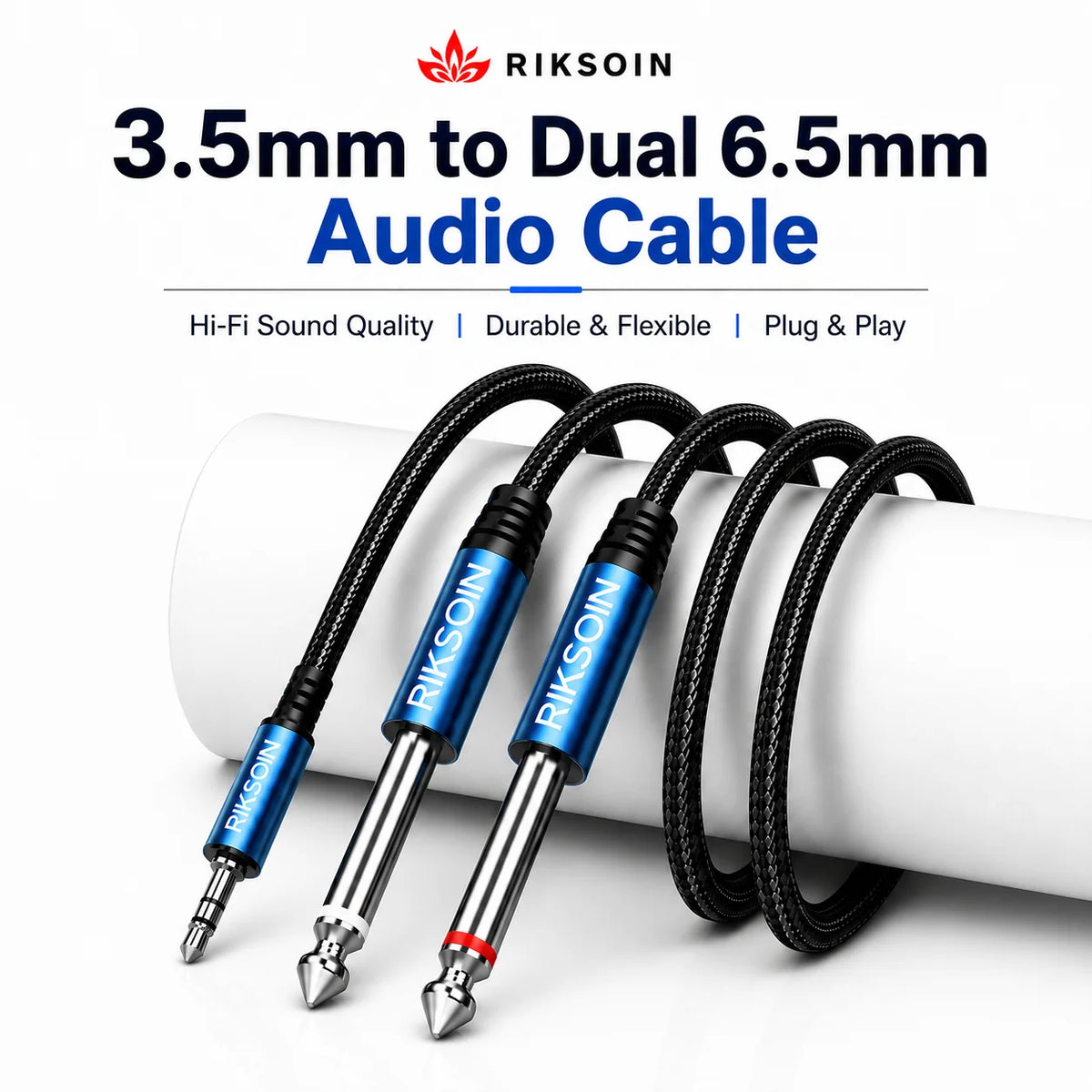 Riksoin Stereo Y Splitter Cable