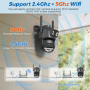Smart Dual-Lens Outdoor Camera for Home